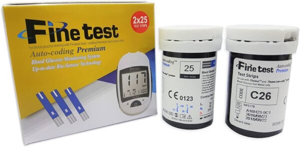 ⁦شرائط جهاز السكر  فاين تست Fine Test Premium Strips⁩ - الصورة ⁦3⁩
