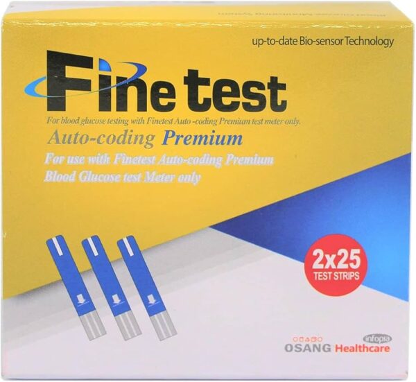 شرائط جهاز السكر  فاين تست Fine Test Premium Strips