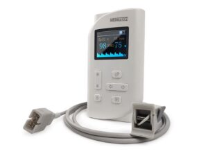 جهاز بلس اوكسميتر قياس الاكسجين بالكابل Meditech