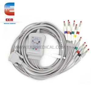 كابل رسم قلب 10 طرف EKG شيلر Schiller
