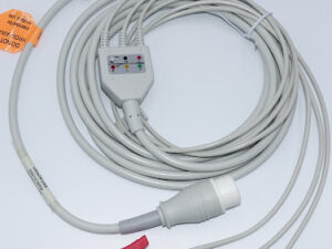 مجموعة اطراف رسم قلب 3 طرف مشبك لجهاز مونيتور اتش بي / فيليبس