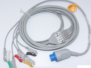 كابل رسم قلب 5 طرف مشبك لجهاز مونيتور اتش بي/فيليبس 12 بن