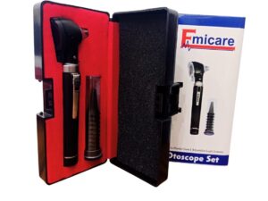 منظار اذن اوتوسكوب معدن فايبر اوبتك Fiber Optic Otoscope