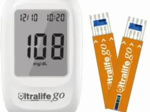 جهاز سكر Ultralife Go + علبة شرائط 50 شريط هدية