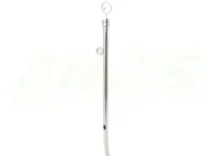 Hospital IV pole with hooks on a white background