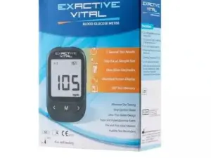 جهاز سكر ExActive + علبة شرائط 25 شريط هدية