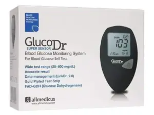 جهاز سكر الكوري Gluco Dr Super Sensor + هدية 25 شريط