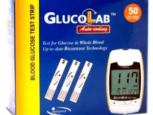 شرائط قياس سكر الدم GlucoLab عبوة 50 شريط