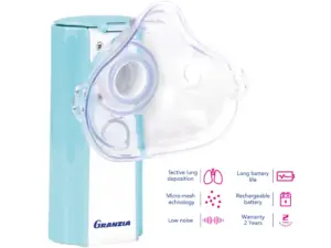 جهاز نيبولايزر Granzia Pure Mesh Portable Nebulizer محمول للاستنشاق