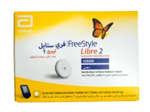 مستشعر فري ستايل ليبري 2 - FreeStyle Libre 2 المستمر بدون وخز الإصبع
