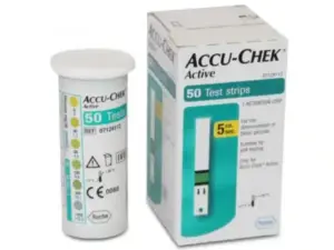 شرائط قياس سكر الدم أكيو تشيك أكتف Accu Chek Active عبوة 50 شريط