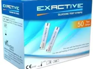 شرائط قياس سكر الدم ExActive عبوة 50 شريط