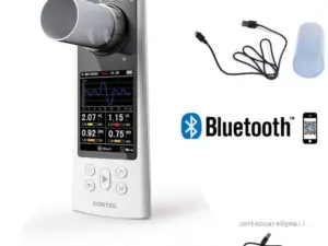 جهاز سبيروميتر محمول بلوتوث وUSB لقياس وظائف الرئة